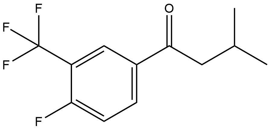 1-[4-Fluoro-3-(trifluoromethyl)phenyl]-3-methyl-1-butanone|