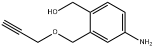 Benzenemethanol, 4-amino-2-[(2-propyn-1-yloxy)methyl]- 结构式