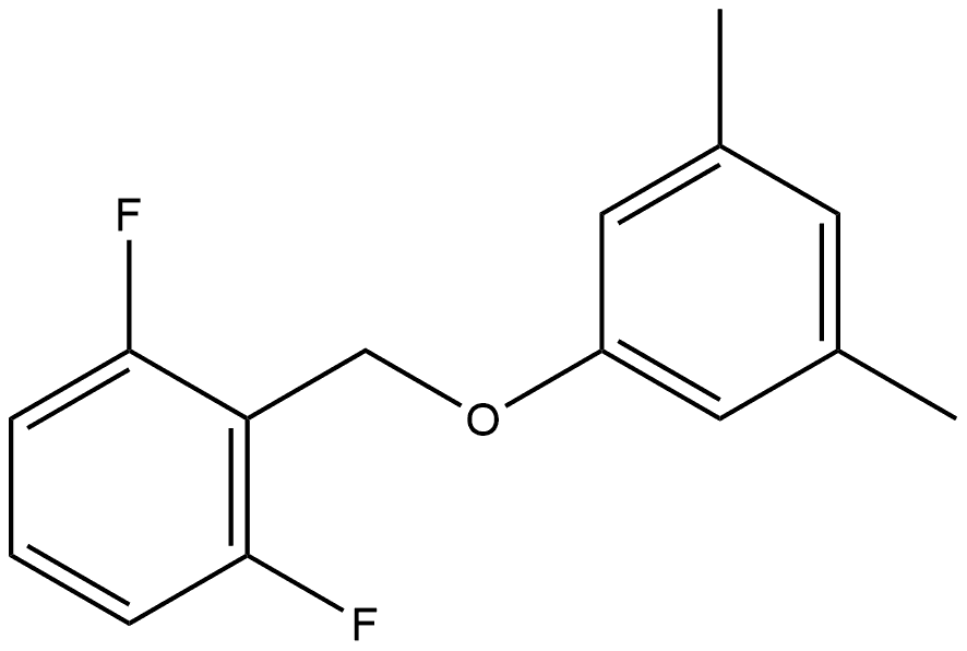 2-[(3,5-Dimethylphenoxy)methyl]-1,3-difluorobenzene,1771990-21-6,结构式