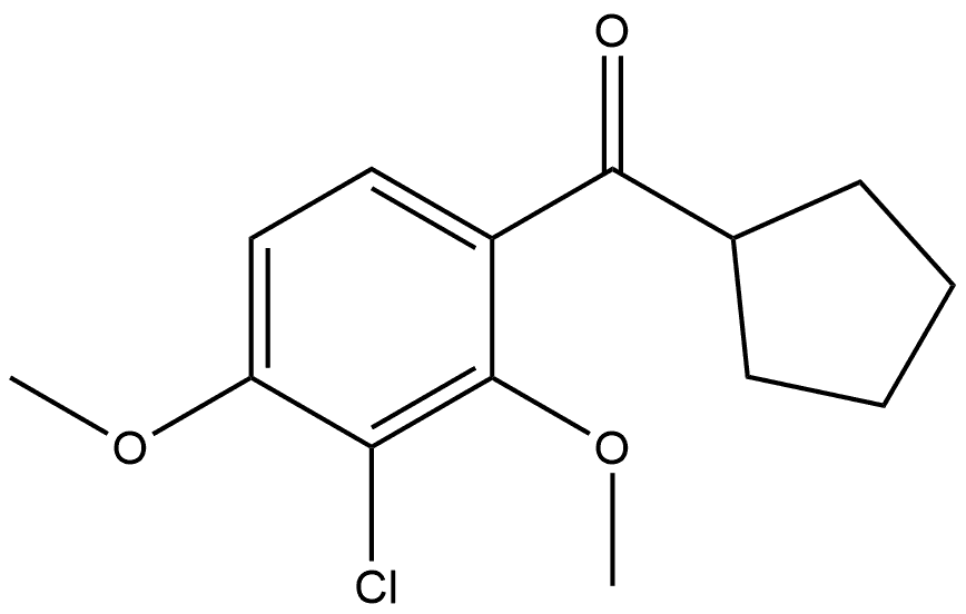 (3-Chloro-2,4-dimethoxyphenyl)cyclopentylmethanone|