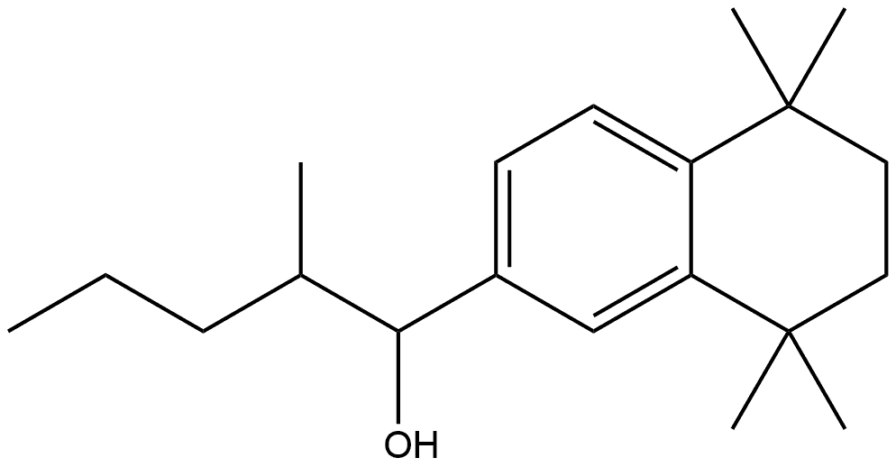 5,6,7,8-Tetrahydro-5,5,8,8-tetramethyl-α-(1-methylbutyl)-2-naphthalenemethanol 结构式