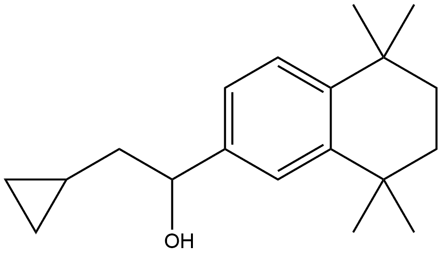 α-(Cyclopropylmethyl)-5,6,7,8-tetrahydro-5,5,8,8-tetramethyl-2-naphthalenemet... 结构式