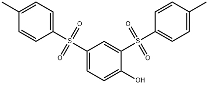 2,4-二(对甲苯磺酰基)苯酚(DTSP), 177325-63-2, 结构式