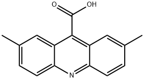 9-Acridinecarboxylic acid, 2,7-dimethyl- Structure