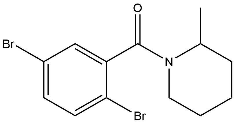 (2,5-Dibromophenyl)(2-methyl-1-piperidinyl)methanone|