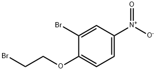 2-bromo-1-(2-bromoethoxy)-4-nitrobenzene 化学構造式