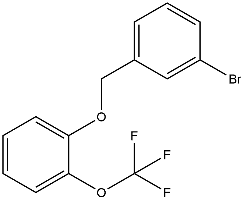 1-[(3-Bromophenyl)methoxy]-2-(trifluoromethoxy)benzene,1777162-99-8,结构式