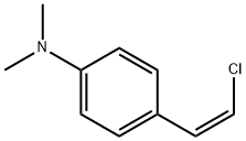 Benzenamine, 4-[(1Z)-2-chloroethenyl]-N,N-dimethyl- Structure