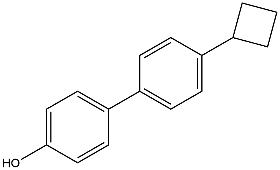 4'-Cyclobutyl[1,1'-biphenyl]-4-ol Structure