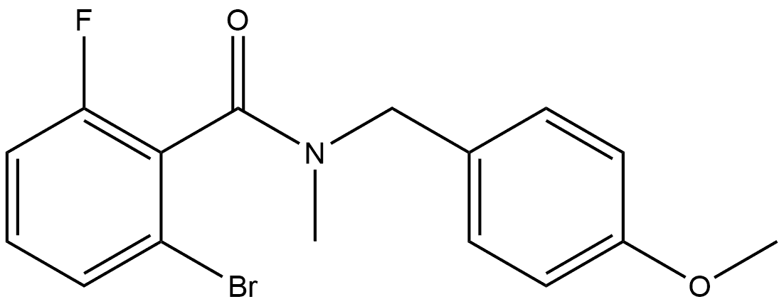 1779228-22-6 2-Bromo-6-fluoro-N-[(4-methoxyphenyl)methyl]-N-methylbenzamide