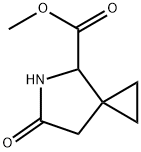 5-Azaspiro[2.4]heptane-4-carboxylic acid, 6-oxo-, methyl ester Struktur