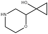 Cyclopropanol, 1-(2-morpholinyl)- Struktur