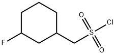 (3-fluorocyclohexyl)methanesulfonyl chloride, Mixture of diastereomers 化学構造式