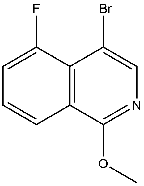 4-溴-5-氟-1-甲氧基异喹啉,1779767-77-9,结构式