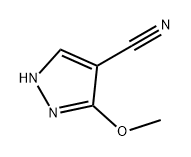 1H-Pyrazole-4-carbonitrile, 3-methoxy- Structure