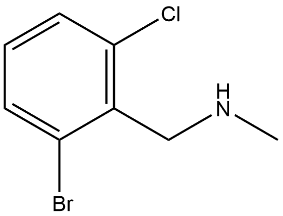 (2-bromo-6-chlorophenyl)methyl](methyl)amine,1779822-01-3,结构式