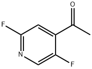 1-(2,5-difluoropyridin-4-yl)ethan-1-one Struktur