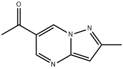 Ethanone, 1-(2-methylpyrazolo[1,5-a]pyrimidin-6-yl)- Structure