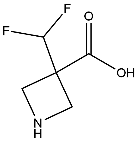 3-(difluoromethyl)azetidine-3-carboxylic acid Structure