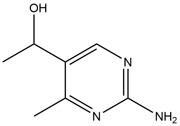 1-(2-氨基-4-甲基嘧啶-5-基)乙-1-醇, 1779925-80-2, 结构式