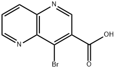 4-bromo-1,5-naphthyridine-3-carboxylic acid Structure