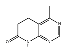 Pyrido[2,3-d]pyrimidin-7(6H)-one, 5,8-dihydro-4-methyl- Struktur