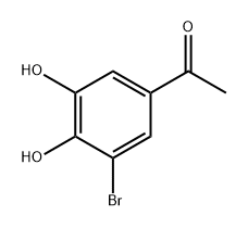 Ethanone, 1-(3-bromo-4,5-dihydroxyphenyl)- Struktur