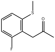 1-(2-Fluoro-6-(methylthio)phenyl)propan-2-one Structure