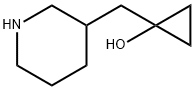 Cyclopropanol, 1-(3-piperidinylmethyl)- Structure