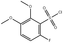 6-氟-2,3-二甲氧基苯磺酰氯 结构式