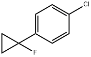 1-chloro-4-(1-fluorocyclopropyl)benzene 化学構造式