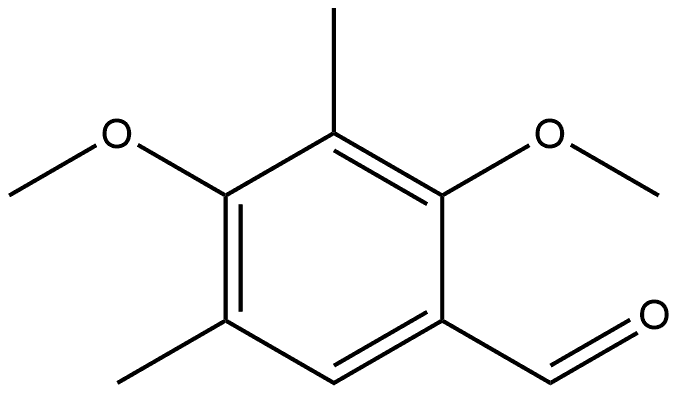 2,4-Dimethoxy-3,5-dimethylbenzaldehyde,1780193-18-1,结构式