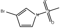 1H-Pyrrole, 3-bromo-1-(methylsulfonyl)- Struktur