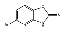 5-溴噁唑并[4,5-B]吡啶-2(3H)-硫酮, 1780355-44-3, 结构式