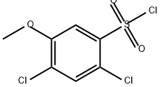 Benzenesulfonyl chloride, 2,4-dichloro-5-methoxy- Struktur