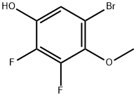 5-Bromo-2,3-difluoro-4-methoxyphenol 结构式