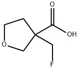 3-(fluoromethyl)tetrahydrofuran-3-carboxylic acid Structure