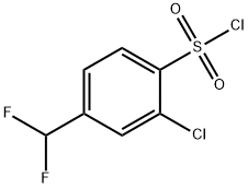 1780475-78-6 Benzenesulfonyl chloride, 2-chloro-4-(difluoromethyl)-