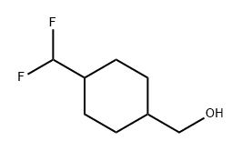 Cyclohexanemethanol, 4-(difluoromethyl)- 化学構造式