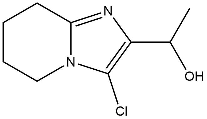 1-(3-chloro-5,6,7,8-tetrahydroimidazo[1,2-a]pyridin-2-yl)ethanol,1780678-61-6,结构式