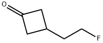 3-(2-fluoroethyl)cyclobutan-1-one Structure