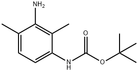 Carbamic acid, N-(3-amino-2,4-dimethylphenyl)-, 1,1-dimethylethyl ester 化学構造式