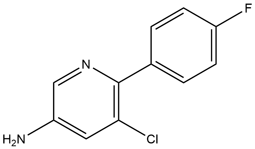 5-Chloro-6-(4-fluorophenyl)-3-pyridinamine|