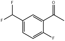 5'-Difluoromethyl-2'-fluoroacetophenone Struktur