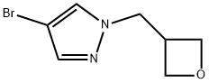 4-Bromo-1-(oxetan-3-ylmethyl)-1H-pyrazole Struktur