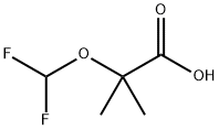 Propanoic acid, 2-(difluoromethoxy)-2-methyl- Structure