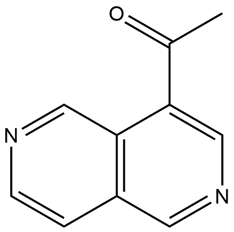 1-(2,6-Naphthyridin-4-yl)ethanone Structure