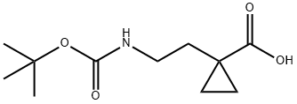 1-(2-((tert-Butoxycarbonyl)amino)ethyl)cyclopropane-1-carboxylic acid|1-(2-((叔丁氧基羰基)氨基)乙基)环丙烷-1-羧酸