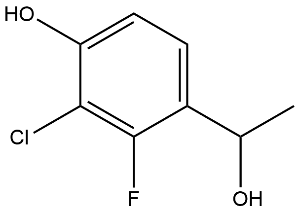 3-Chloro-2-fluoro-4-hydroxy-α-methylbenzenemethanol|