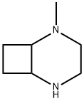 2-methyl-2,5-diazabicyclo[4.2.0]octane 化学構造式